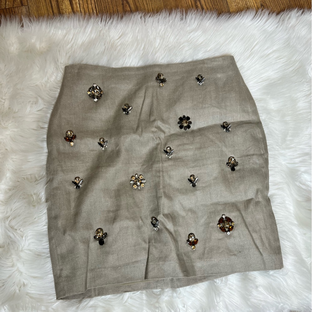NWOT Ann Taylor mini embellished skirt